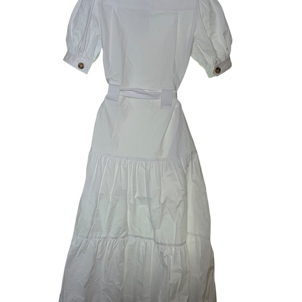 Derek Lam 10 Crosby Buffy Utility Shirt Dress White 00 NWT - Picture 3 of 6